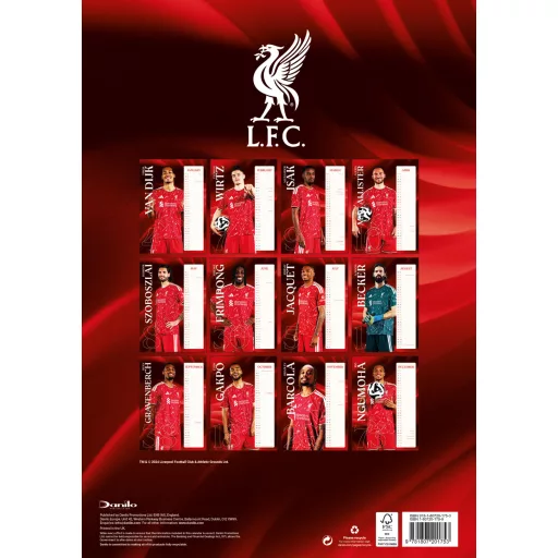 Liverpool naptár 2027