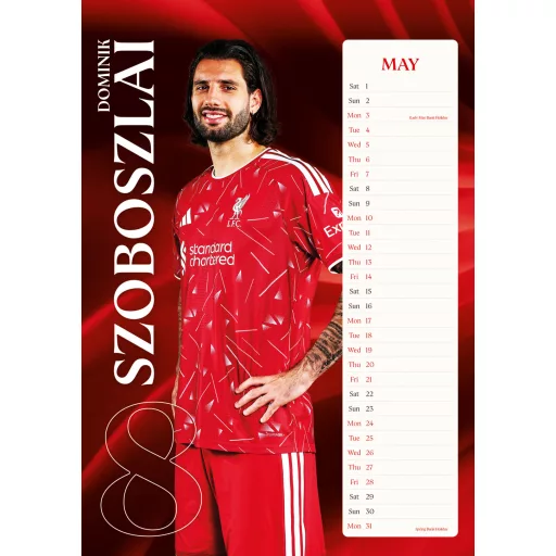 Liverpool naptár 2027