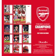 Arsenal naptár 2027 asztali