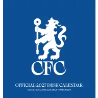 Chelsea naptár 2027 asztali