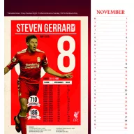 Liverpool naptár 2027 asztali