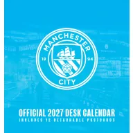Manchester City naptár 2027 asztali