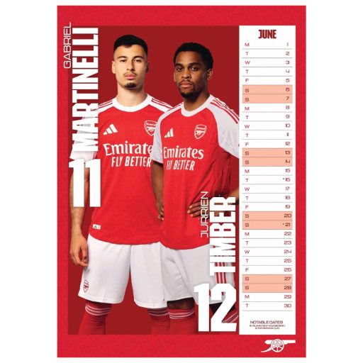 Arsenal naptár 2026