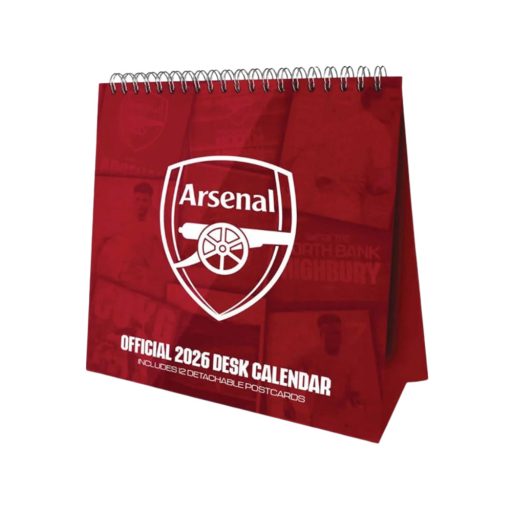 Arsenal naptár 2026 asztali