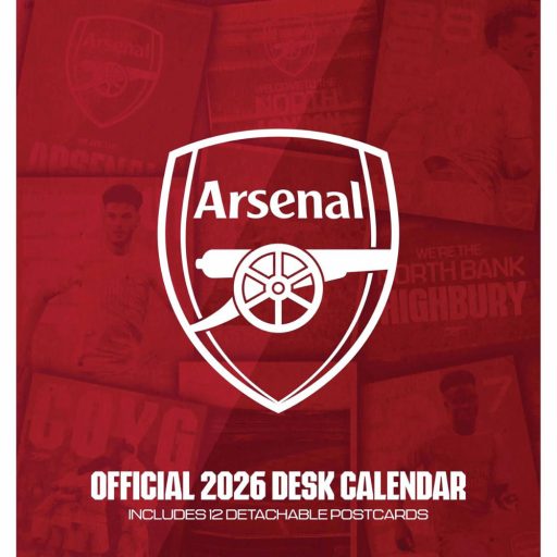 Arsenal naptár 2026 asztali