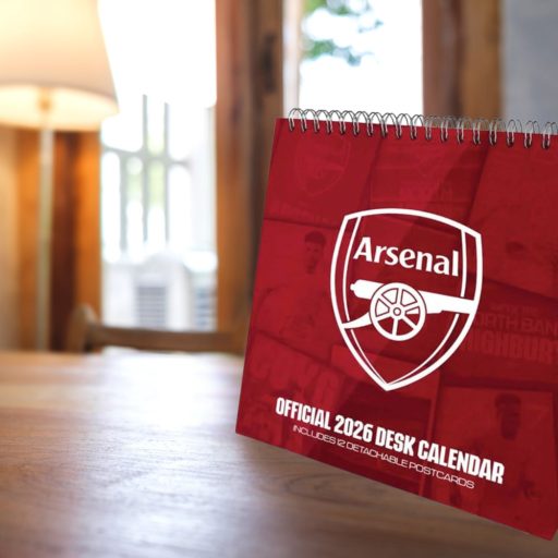 Arsenal naptár 2026 asztali