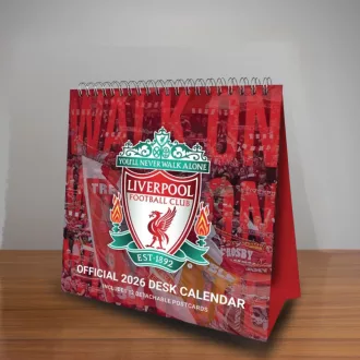 Liverpool naptár 2026 asztali