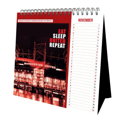 Manchester United naptár 2026 asztali