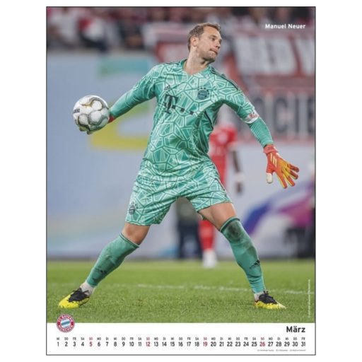 Bayern München naptár 2023