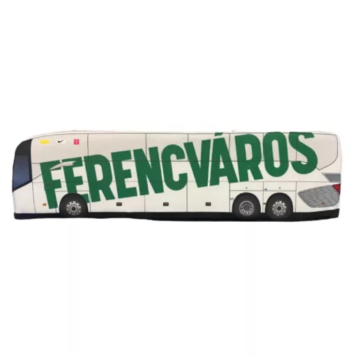 Fradi párna busz fehér nagy