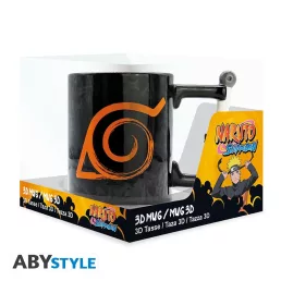 Naruto Shippuden 3D fogantyús bögre Kunai Konoha
