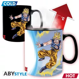 Dragon Ball hőre változó bögre 460 ml DBZ/ GokuVSBuu