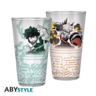 MY HERO ACADEMIA nagy pohár 400ml Izuku & Bakugo