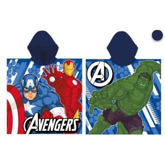 Bosszúállók gyorsan száradó poncsó - 55x110 cm