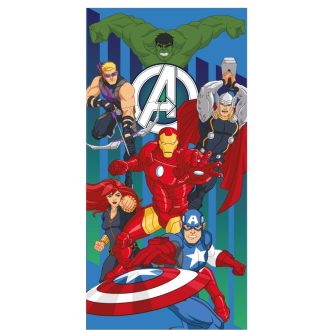   Bosszúállók gyorsan száradó gyerek strandtörölköző - 70x140 - kék