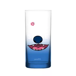Stitch prémium üveg pohár - 290ml