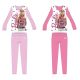 Barbie pamut jersey gyerek pizsama - világosrózsaszín - 128