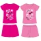 Barbie pamut nyári együttes - póló-rövidnadrág szett - pink - 104
