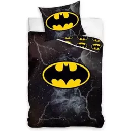 BATMAN ágyneműhuzat-szett 100% pamut 140x200 + 65x65 cm