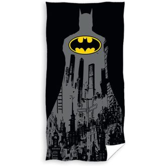   Batman gyerek strandtörölköző - 100% pamut - 70x140 cm - fekete