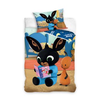   BING nyuszi 100% pamut gyermek ágyneműgarnitúra 100x135cm ágyneműhuzat + 40x60cm párnahuzat