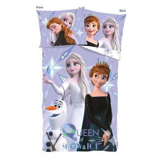   Jégvarázs Legyen hó ágyneműhuzat garnitúra 100% pamut - 140*200cm + 70x90cm