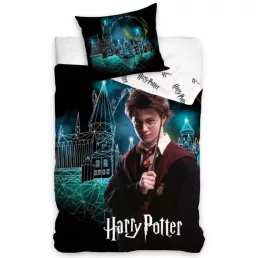 HARRY POTTER ágyneműhuzat-szett 100% pamut 140x200 + 70x90