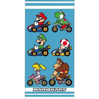 Super Mario MARIOKART 100% pamut törölköző 70x140cm