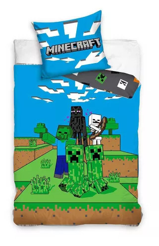 Minecraft Ambush ágyneműhuzat 140×200cm, 70×90 cm
