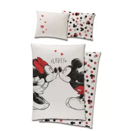   MICKEY EGÉR szerelem ágynemű Ágyneműgarnitúra 100% pamut 140x200 + 65x65