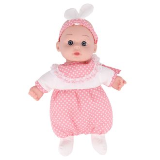 Baba, hagyományos, csecsemő, soft testű, 17x19 cm zacsk.