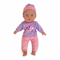   Baba hagyományos csecsemő, 3 színben, 30 cm, 6 db-os display