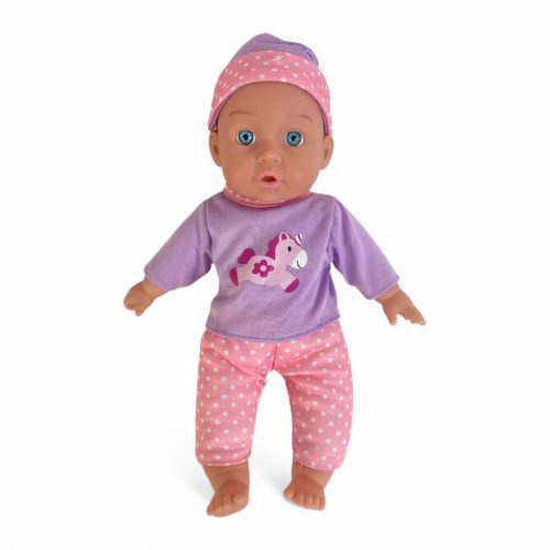 Baba hagyományos csecsemő, 3 színben, 30 cm, 6 db-os display