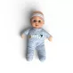   Baba, hagyományos, csecsemő, soft testű, 2 szín, 21 cm, 17x35 cm zacsk.