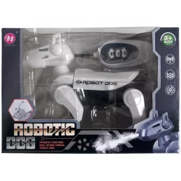   R/C robot kutya, el., jön-megy, vízgőzös, 2 szín, 20x13 cm dob. Gombel.