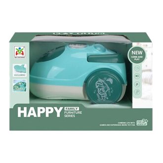 Porszívó, el., vil., kék, 26x16 cm dob.