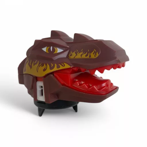 Dinoszauruszos pörgettyű kilövő szett, 2 féle, 24x34 cm lapon.