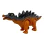 Dino elemes játék, hang- és fényhatással, 2 színben, 24,5 cm