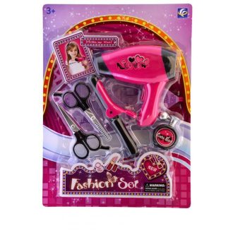 Hajszárító klt. el., sütővas, olló, 27x37 cm lapon