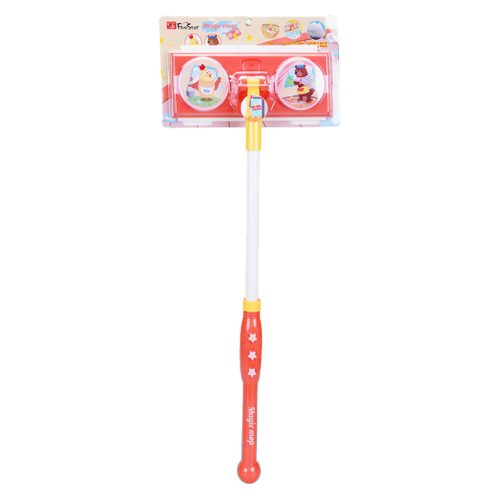 Zenélő padlótörlő mop, 62 cm - Játékos takarítás gyerekeknek.