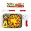 Vágható étel készlet: pizza vágó eszközök gyerekeknek.