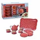 Fém edény klt., teás klt., 33x19 cm dob.