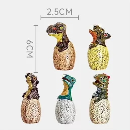   Ujjbáb szett: 5 dinoszaurusz tojásban, kreatív játék gyerekeknek