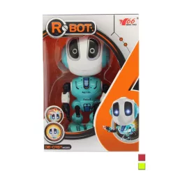   Fém robot, hang- és fényhatásokkal, visszabeszélő funkcióval.