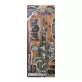   Katonai, Szivacslövedék kilövő puska klt., 8 lövedék, 2 szín, 21x55 cm lapon