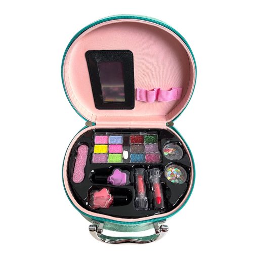 Smink klt., szemfesték, körömlakk, 2 szín, 19x19 cm bőröndben