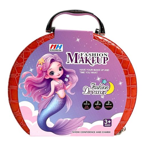 Smink klt., szemfesték, körömlakk, 2 szín, 19x19 cm bőröndben