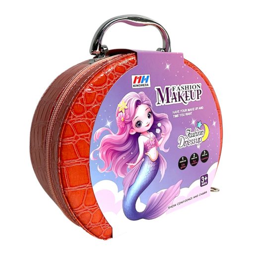 Smink klt., szemfesték, körömlakk, 2 szín, 19x19 cm bőröndben