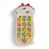 Mobiltelefon, el., zenél, dínós, 3 szín, 14 cm, 12/disp.