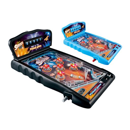 Flipper, el., hang+fény, asztali, 2 szín, 55x26 cm dob.